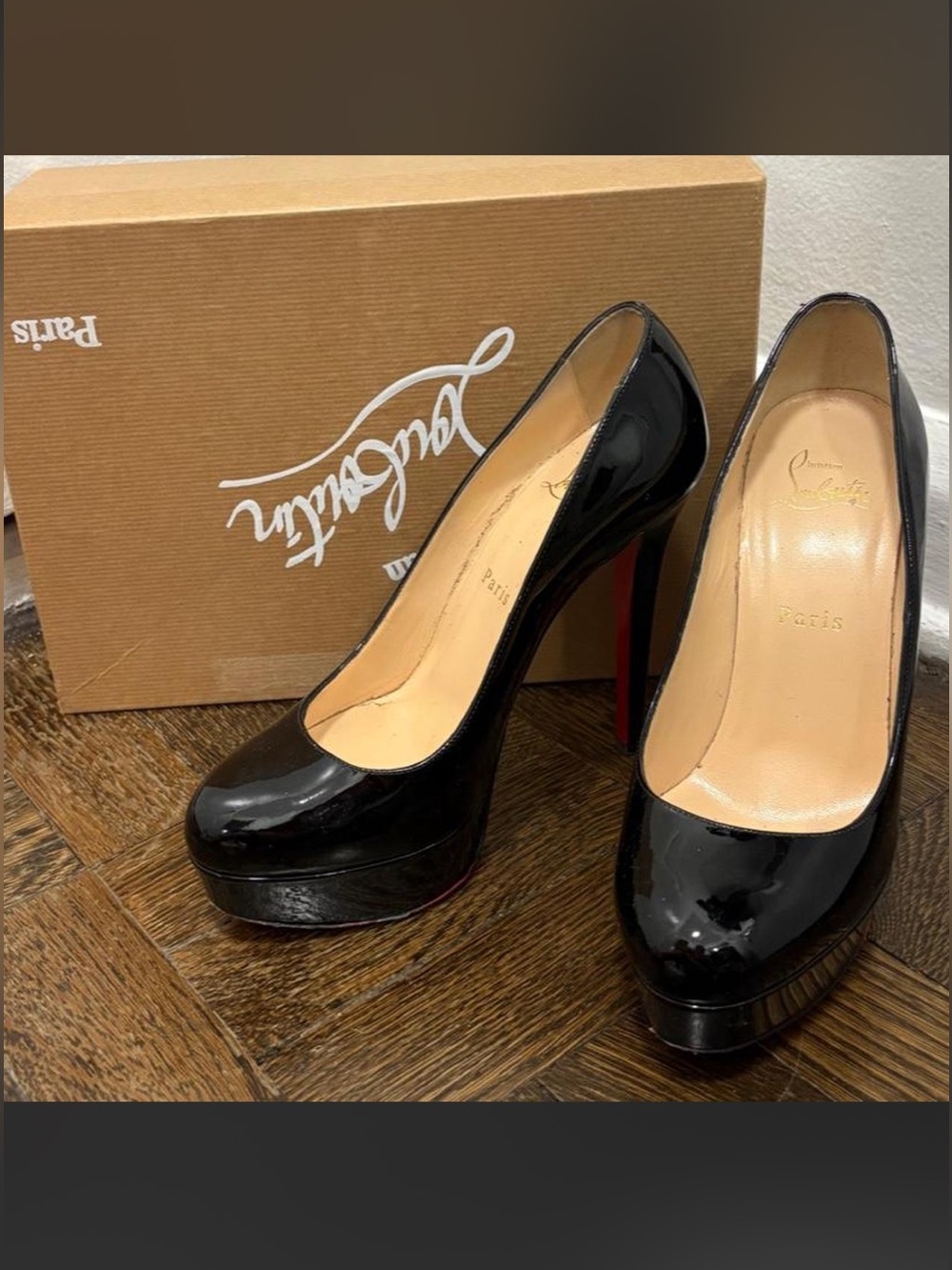 CHRISTIAN LOUBOUTIN
Patent Bianca 140 Pumps 37.5